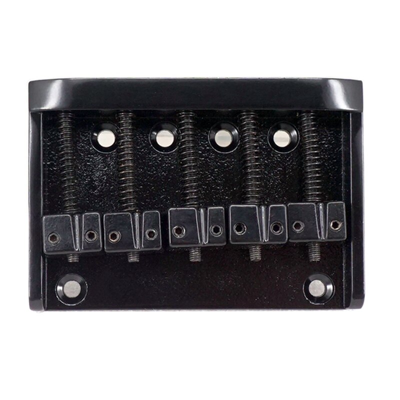 A Set 5 Strings Bass Bridge for Bass Guitar Saddle Guitar Accessories Parts Musical Instrument