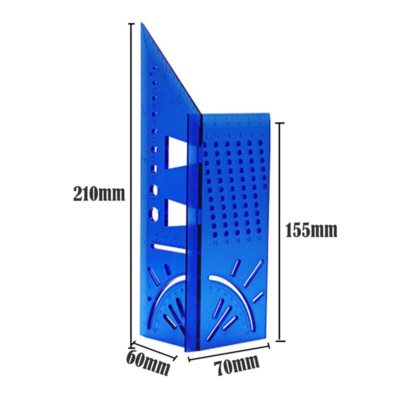 3D-Zimmermannswinkel 45°/90° Aus Aluminium – Hochpräziser Gehrungswinkel Für Tischler & Ingenieure – Stabil Und Leicht