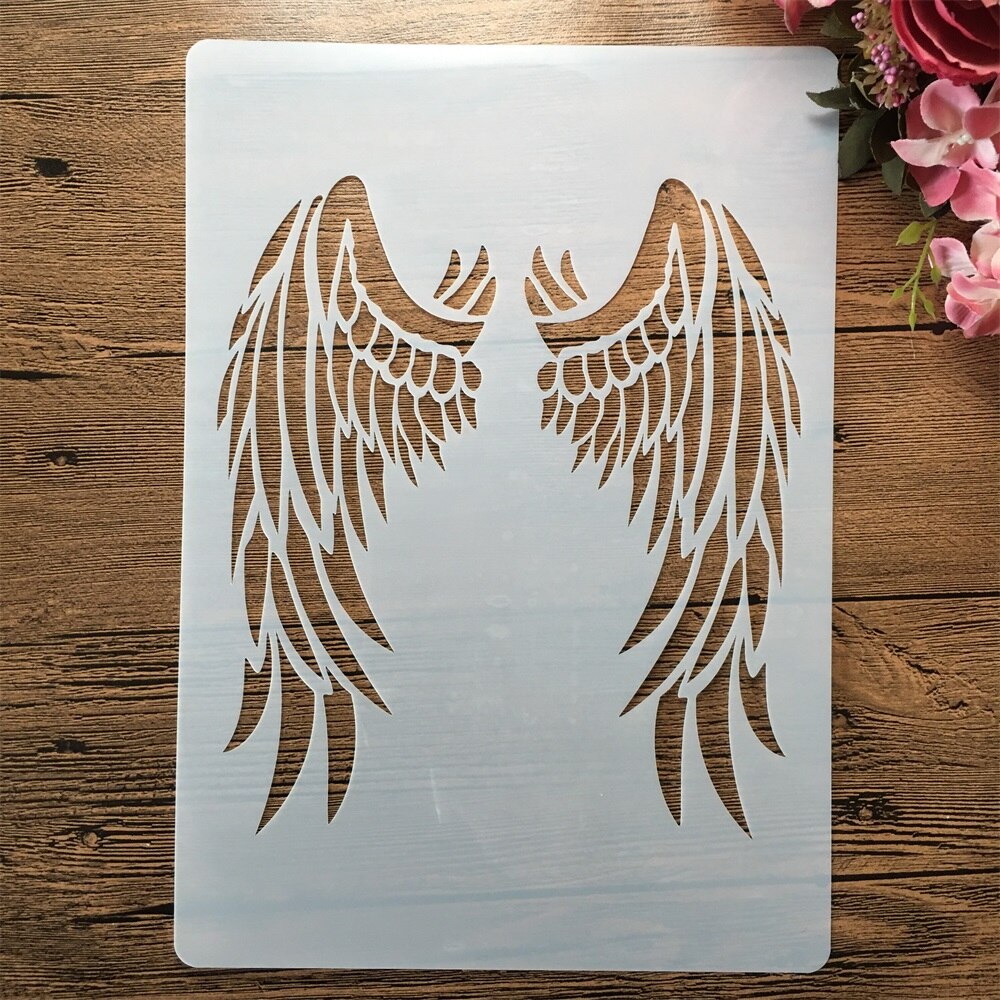 BekkiB 3550 - Stampino a forma di ali d'angelo, 75 x 75 mm, per biscotti o biscotti
