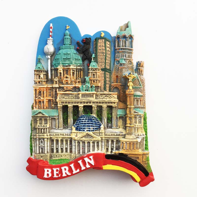 fridge magnet germany berlin world travel tourism souvenir kitchen decoration magnetic sticker paste: Default Title