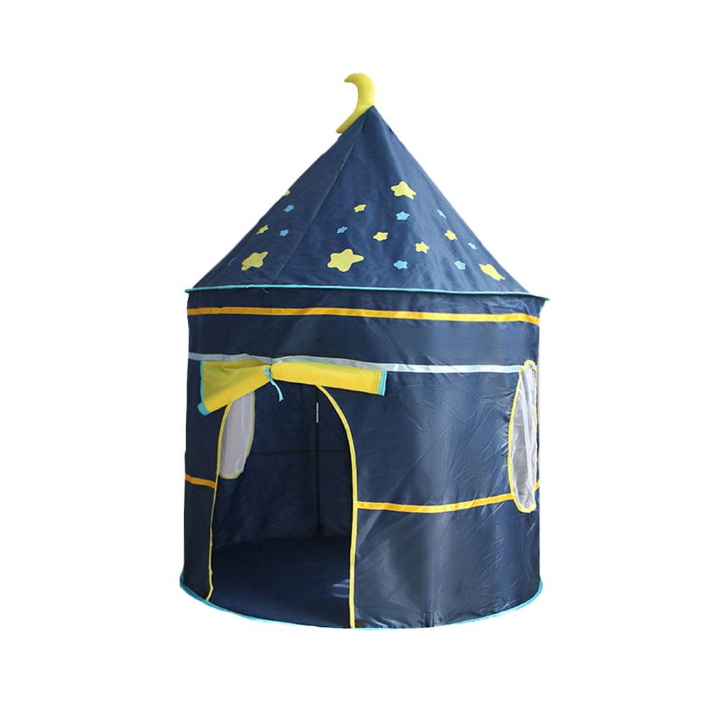 Kids Play Tent Toys Children Yurt Style Tent Children Playhouse Castle Play Tent For Indoor Outdoor Games: Blue