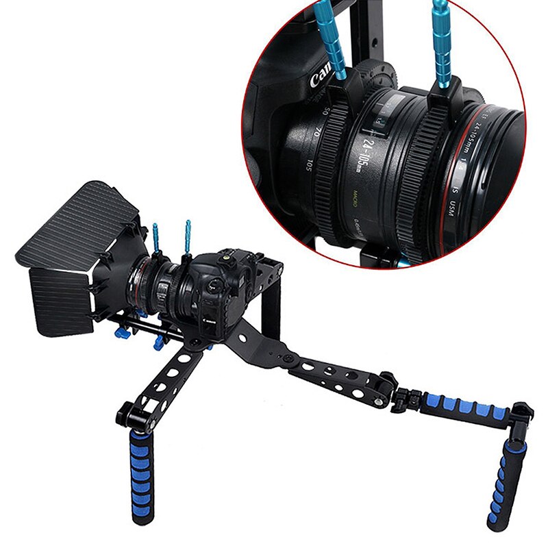 Adjustable Zoom Focusing Follow Focus Handle Scale Lever with Gear Ring for Camera Lens