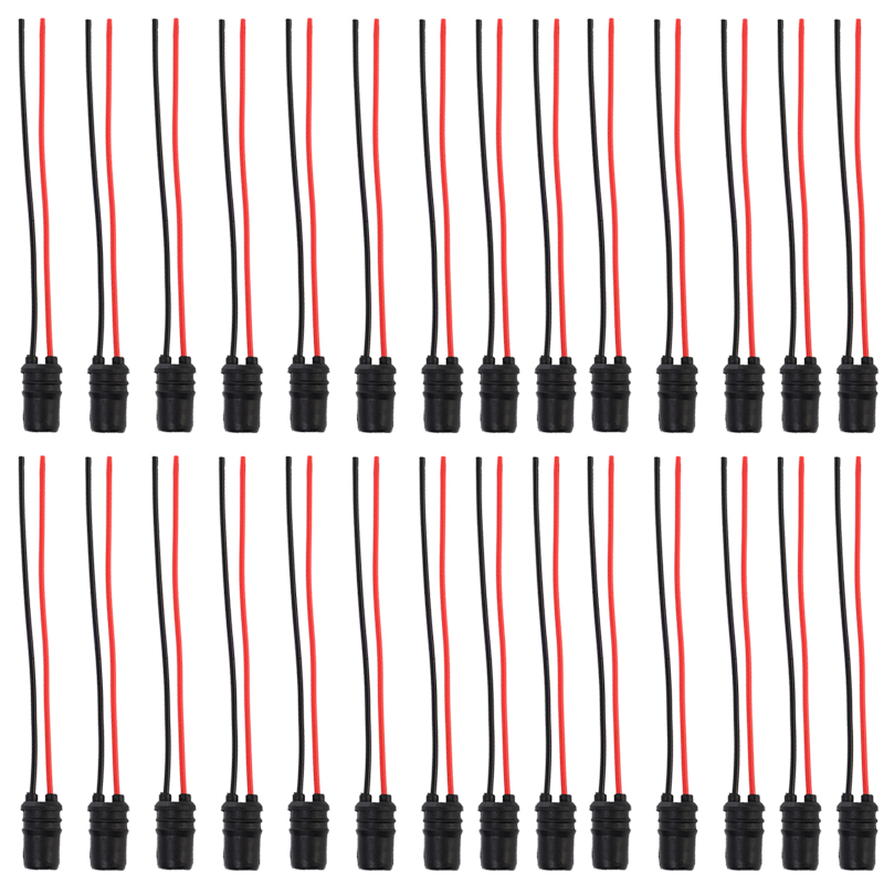 T10 car lamp socket bulb 147 rubber plug holder extension led lamp base holder wire adapter for  t10 w5w: Green