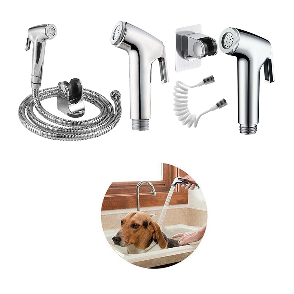 Bathroom Handheld Bidet Sprayer Toilet Kit with Hose and Holder