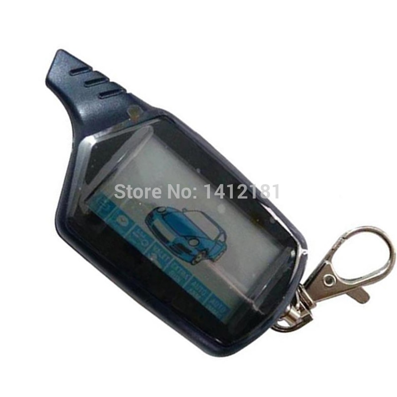 B9 LCD Fernbedienung Keychain Motor- Starten für Russische Fahrzeug Sicherheit Auto Alarm System Twage Starline B9 Schlüssel fob KGB FX-7 FX7
