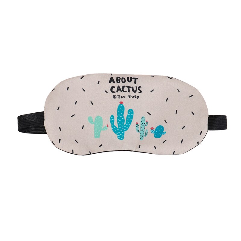 Parche de Ojos de animales de dibujos animados, funda suave acolchada para sombra para dormir, Linda máscara para dormir, descanso cómodo, venda de ojos para dormir, Parche de ojo de ayuda: 2