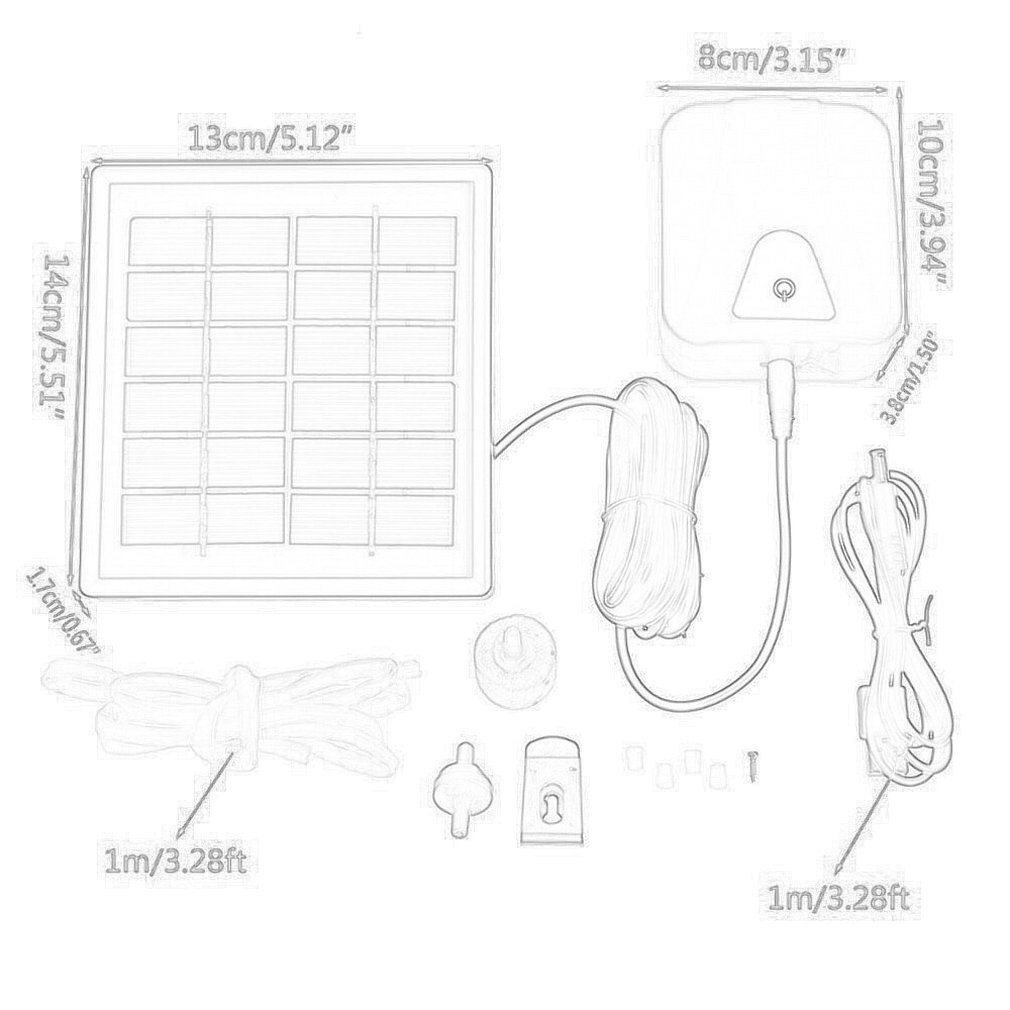 BSV-AP003 Aquarium Air Pump Fish Tank Mini Silent Compressor Outlet Oxygen Pumps Aquariums Aquatic Accessories