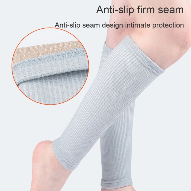 2PCS Calf Compression Sleeve Gym Sport Calf Relief Pain Socks Protector Varicose Veins Running Basketball Shin Guard Leg Warmers