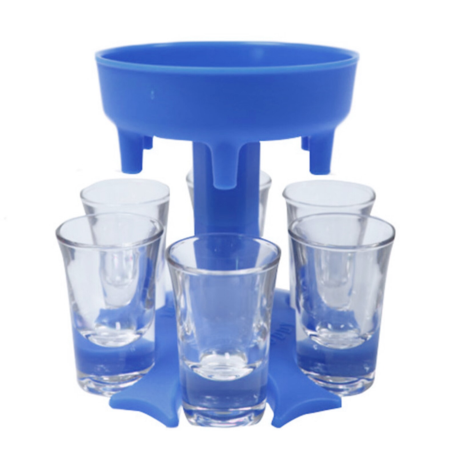 6 Shot Dispenser Met 6 Stuks Cup Party Bier Wijn Flessen Dispenser Schenker Drinken Games Zes Manieren Party Bar dispenser: A2