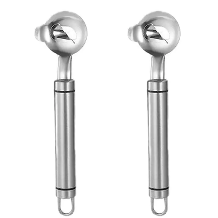 Cortador de masa para fideos de acero inoxidable para el hogar, cuchillo Manual para fideos en rodajas de boca ancha, herramientas de cocina para Pasta, utensilio de cocina: Marfíl