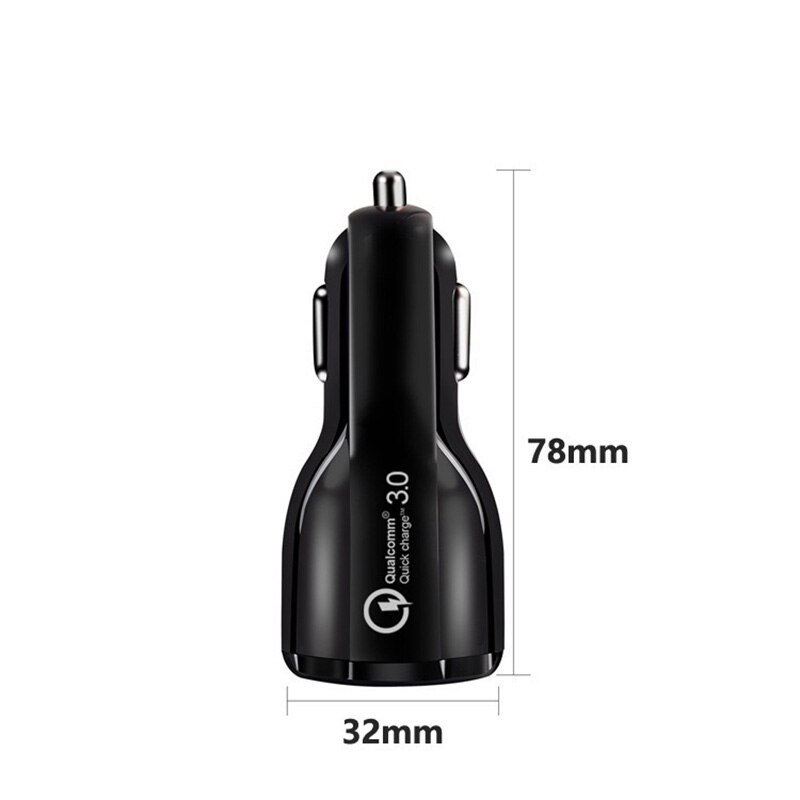 18W 3.1A Caricabatteria Da Auto Carica Rapida 3.0 Universale Dual USB di Ricarica Veloce CONTROLLO di QUALITÀ Per il iPhone Samsung Xiaomi Telefono Cellulare in Auto