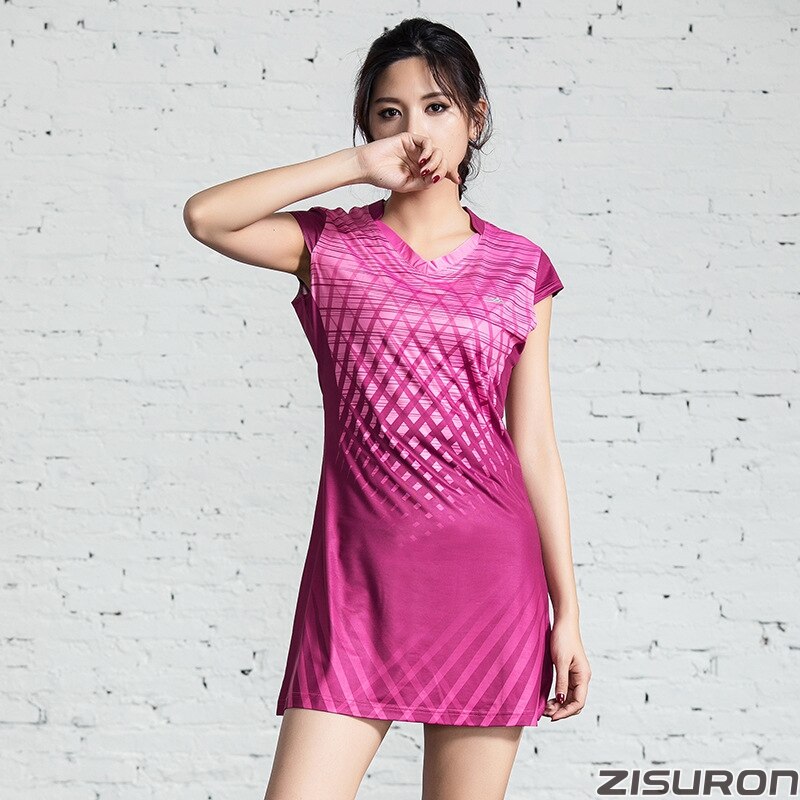 Vestido deportivo + pantalón corto interior para mujer, ropa de tenis con pantalones cortos, bádminton, gimnasio, correr, novedad