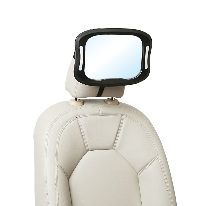 Baby auto achteruitkijkspiegel led licht afstandsbediening verstelbare achteruitkijkspiegel