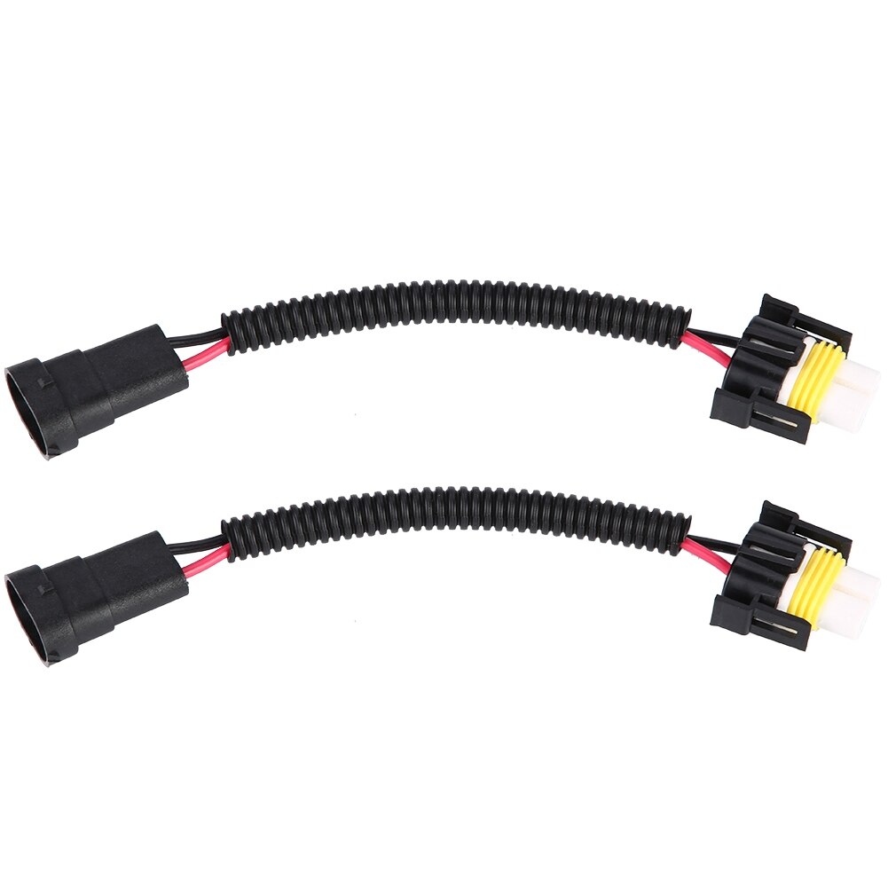 1 Pair Conversion Connector Wiring For H11 H8 Headlight Fog Light Harness Socket Conversion Wiring Harness Plug Cable Socket