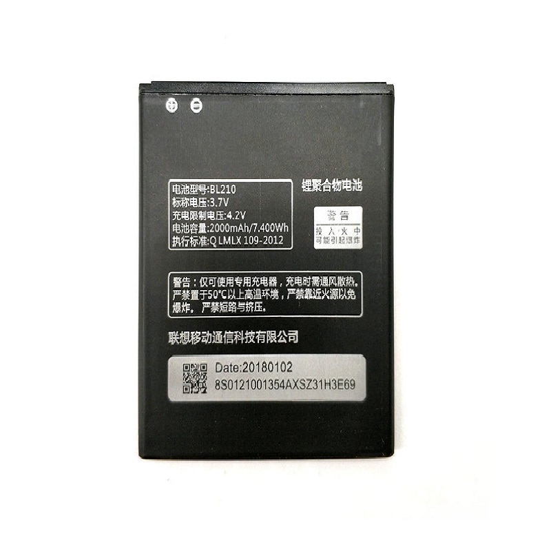 BL210 voor Lenovo A536 A606 S820 S820E A750E A770E A656 A766 A658T S650 Telefoon Vervangen batterij