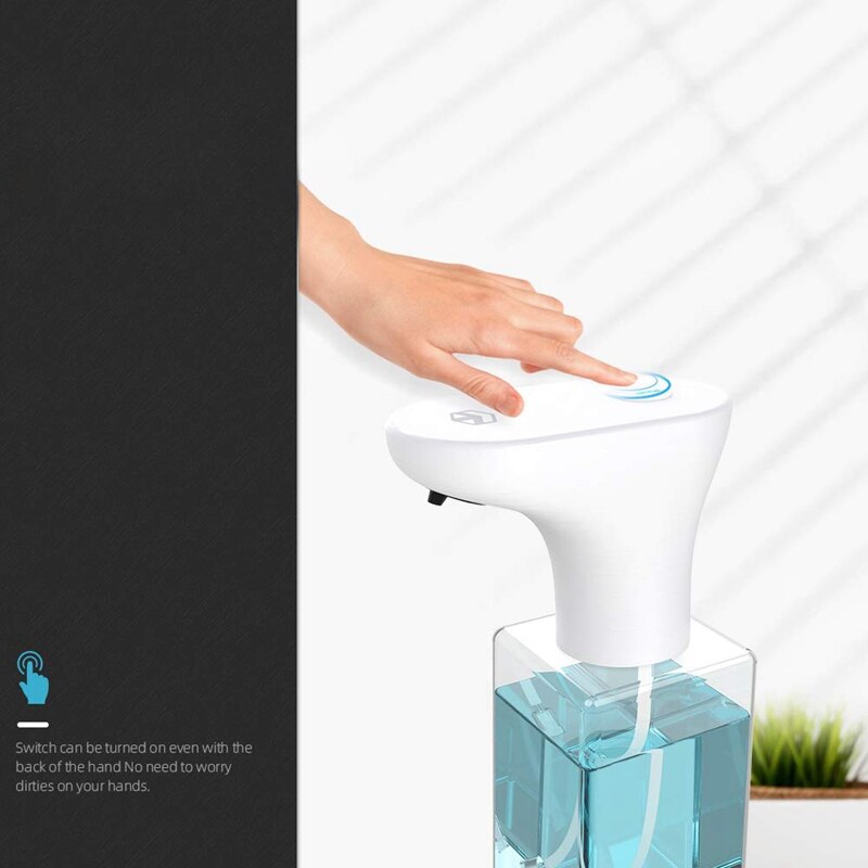 Soap Dispenser, Automatic Pressless Foaming Soap Dispenser - Infrared Motion Sensor Liquid Hands-Free Auto Soap Dispenser/Adjust