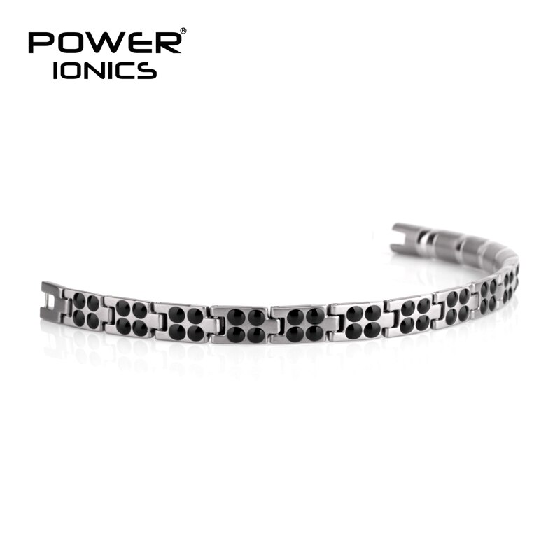 Power Ionics Titanium 99.999% Germanium Beads Bracelet Balance Body Lover Friends Famliy Health