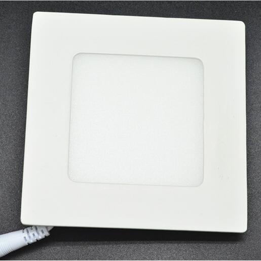 Ultraohut keittiövalaisimet 3w 4w 6w 9w 12w 15w led-pintainen katto upotettu ritilävalaisin himmennettävä + nelikulmainen paneelivalo