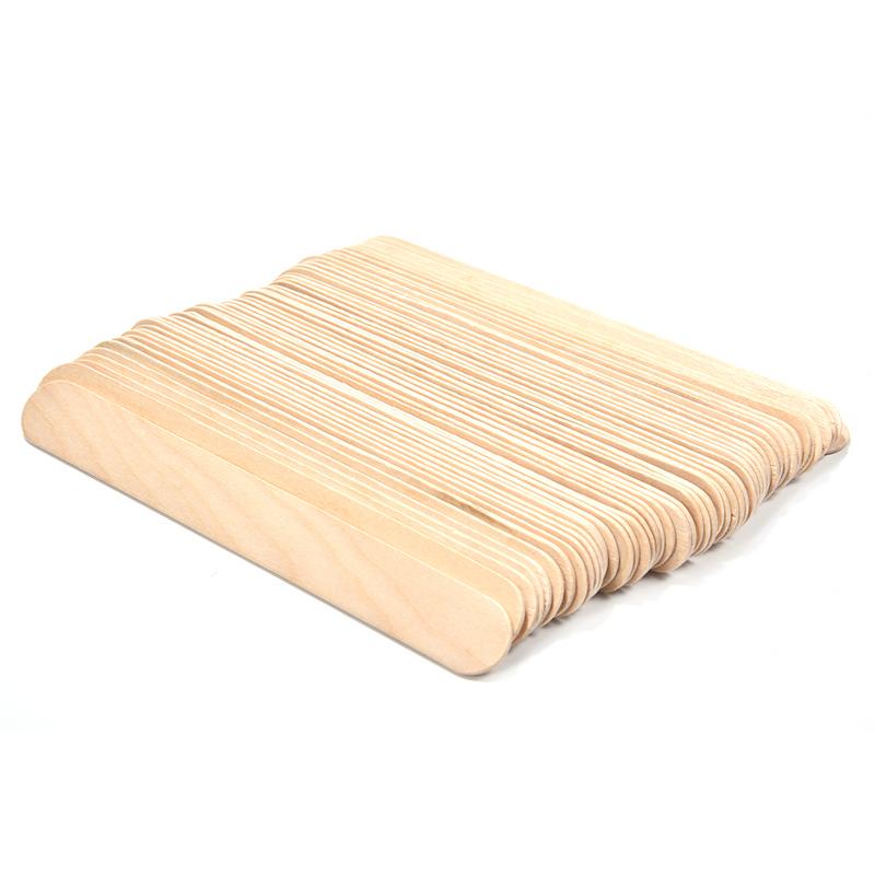 Wood Ice Cream Stick 50 PCS Craft Stick Ice Cream Sticks Natural Wood Popsicle Craft Sticks Ice Cream Tool