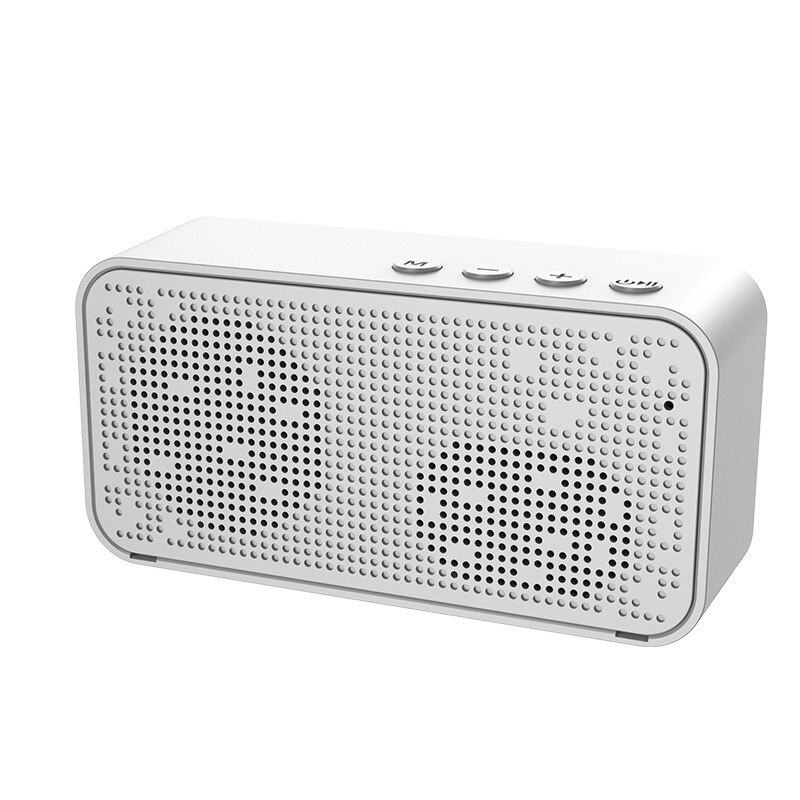 G28 Mini Portable Bluetooth Speaker Wireless Phone Subwoofer HIFI Desktop Speaker: White