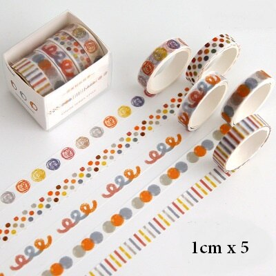 3Meter Scrapbooking Washi Tape Lovely Grid Basic Shape Notebook Diary Planner Diy Accessory Masking Tape: dots