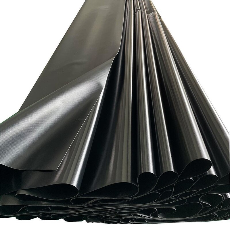 Lona impermeável preta engrossar lona de PVC resistente ao desgaste protetor solar para caminhão de carro ao ar livre pano à prova de chuva