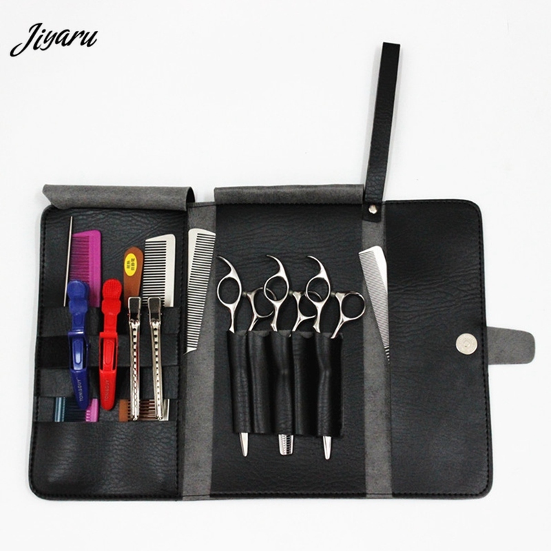 Scissor Bags Hair Scissor Pouch Pu Leather Hair Tool Bags Waist Pack Pouch Holder Hair Styling Tools Accessories