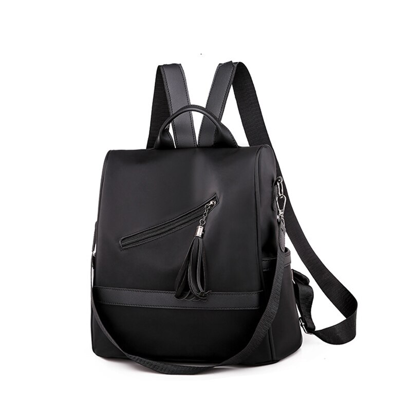 Anti-Diefstal Rugzak Kwastje Lederen Riem Rugzak Voor Vrouwen Hoge Capaciteit Oxford Tas Voor Vrouwen Leisure Luxe tas