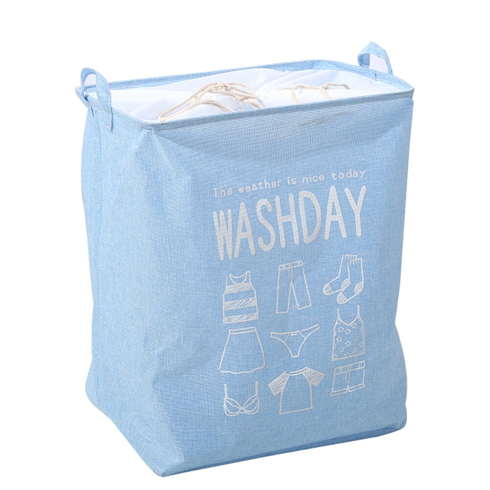 Dirty Clothes Laundry Basket Foldable Laundry Hamper Storage Bin Bucket for Home Bathroom SAL99: blue