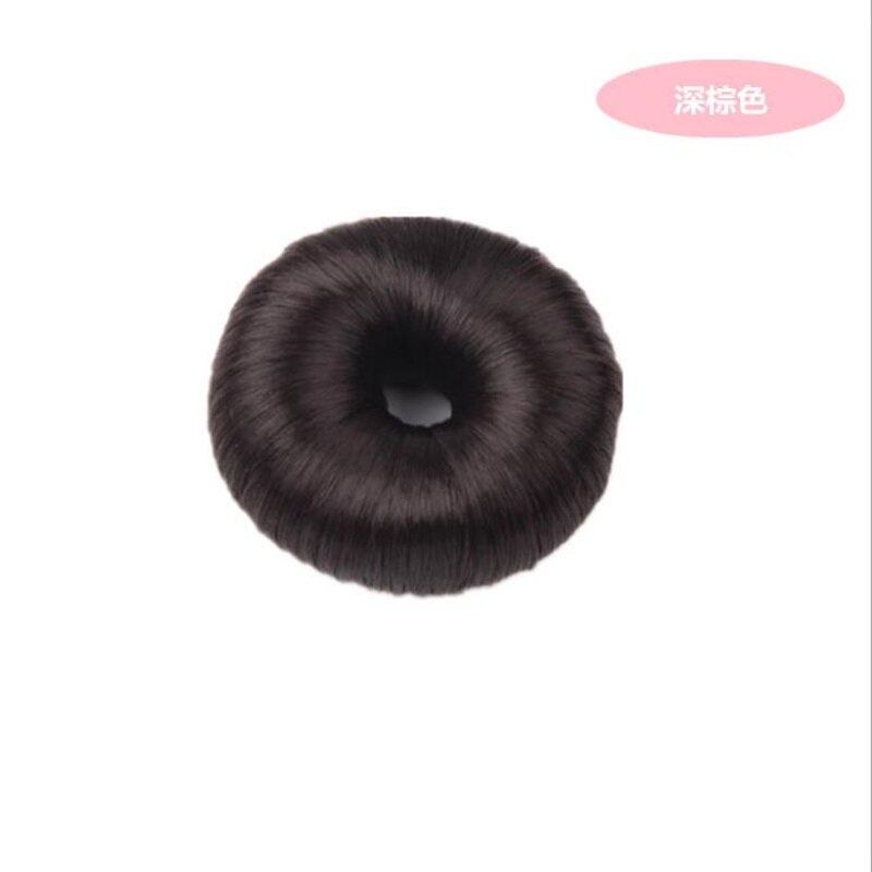 1 Pc Netwerk Populaire Diy Hair Styling Donut Natuurlijke Haar Chouchou Nep Pony Vrouwelijke Extensions Haarstukje: 9