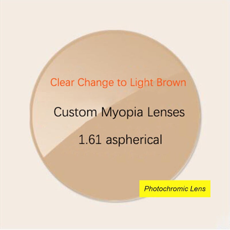 UVLAIK Ultralight TR90 Glasses Frame Men Pure Titanium Myopia Glasses Male Comfortable Square Large Frame Optical Eygglass Lense: 1.61 clear to brown