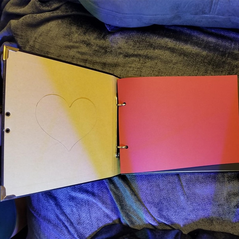 30 páginas preto bege scrapbook artesanal diy família álbum hallow coração memória álbum de fotos para o natal casamento dia dos namorados presente