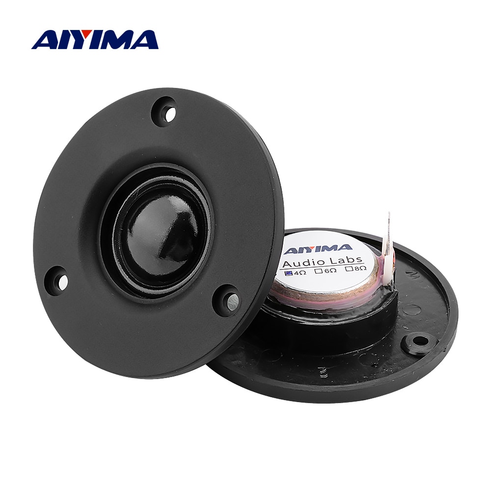 Aiyima 2 Stuks 3 Inch Tweeter Sound Music Speaker 25 Kern Zijde Membraan 4 6 Ohm 20W Treble Hifi speaker Home Theater Luidspreker