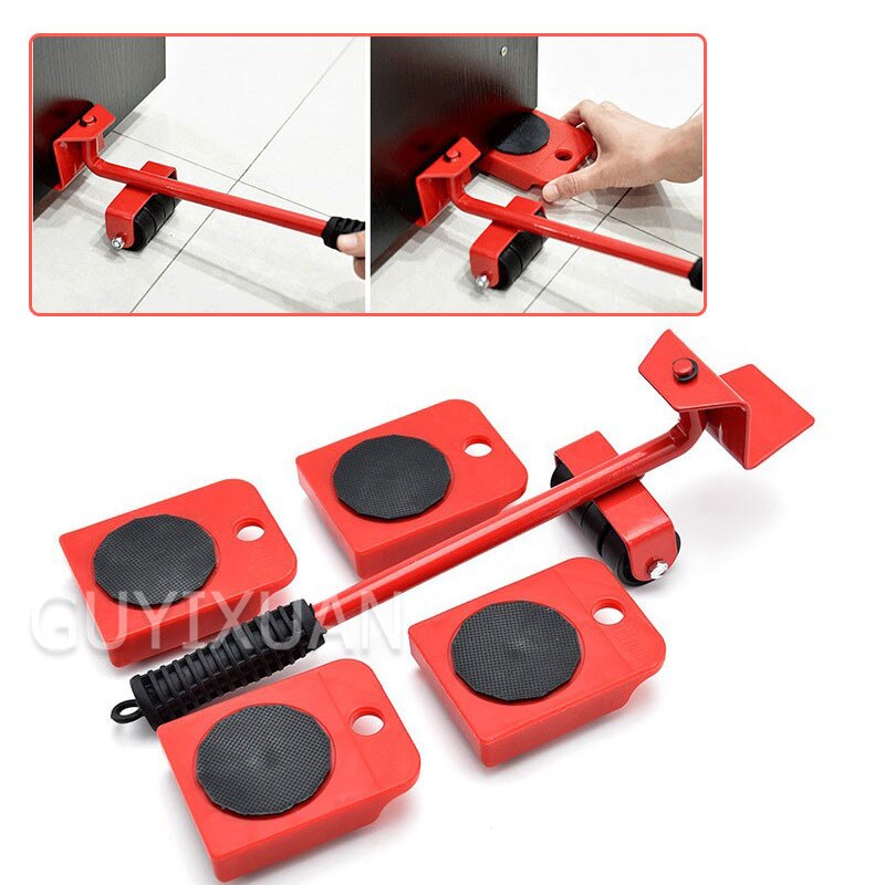 Home combination moving tools Heavy loader Movable universal wheel Moving tool Furniture electrical strap