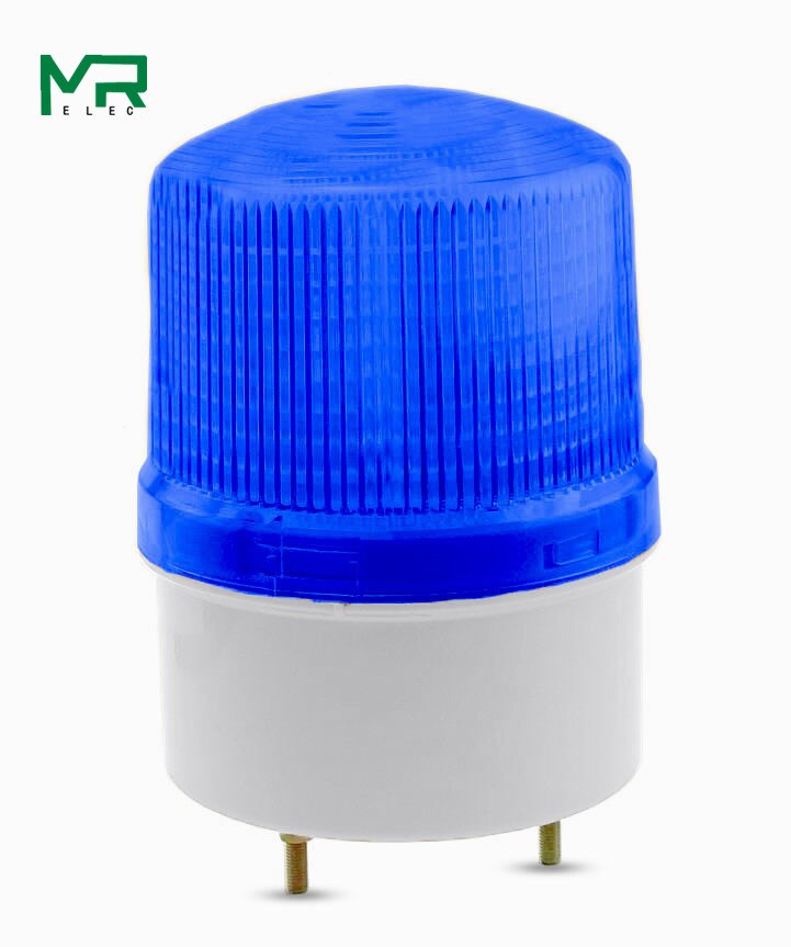 With voice LED Alarm Lamp light siren yellow blue red green LED warning light 12V 24V 110V 220V