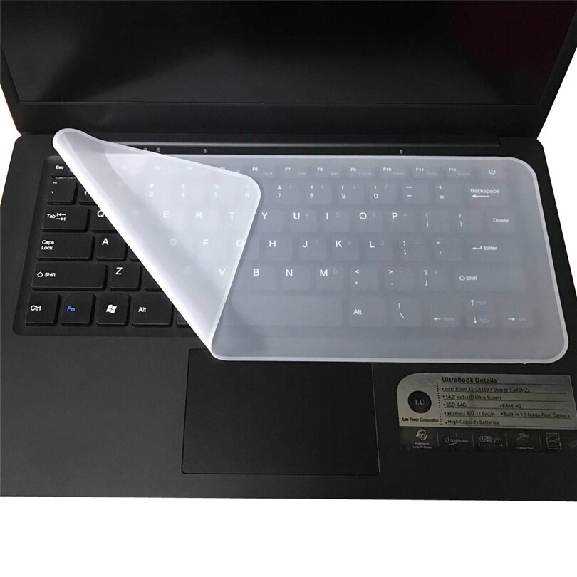 Universal Silicone Keyboard Protector Skin For Laptops Notebooks 13''-14.1'' avoid dust and prevent accidental water spill A30