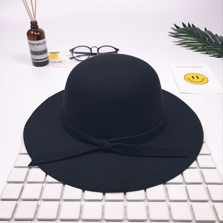 Gorros con lazo para niños y niñas de 2 a 8 años, Sombrero con lazo, gorra de playa, protección solar, accesorios de fotografía: Negro