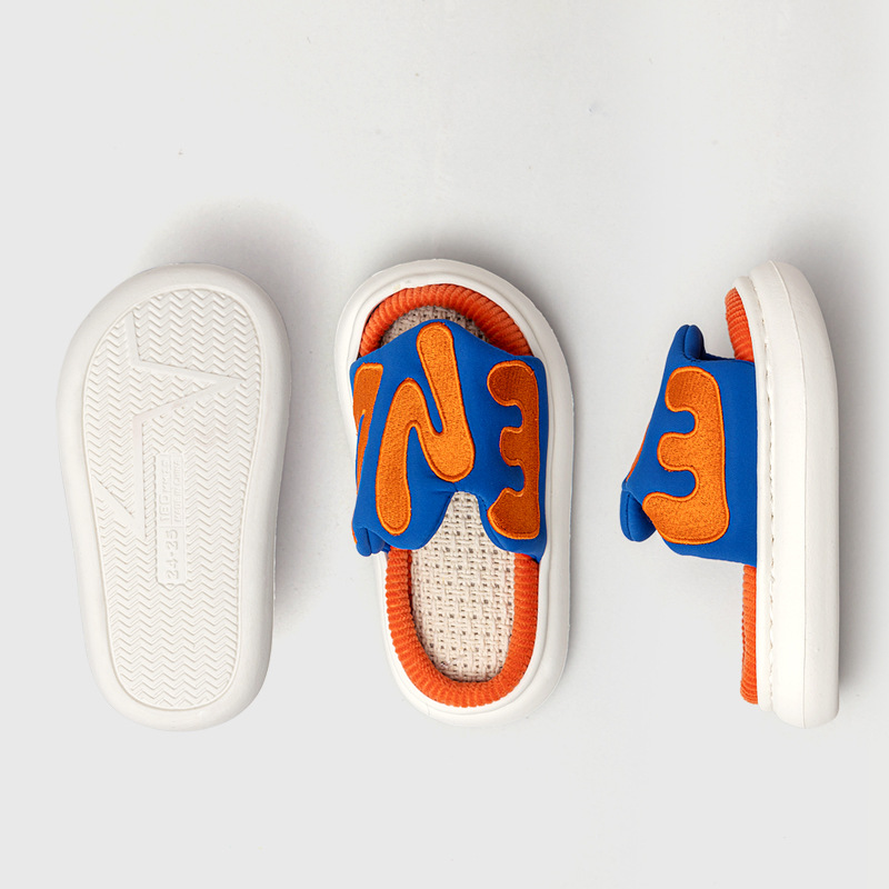 Zapatillas de algodón transpirables para niños y niñas, zapatos divertidos de interior, para el hogar, para primavera