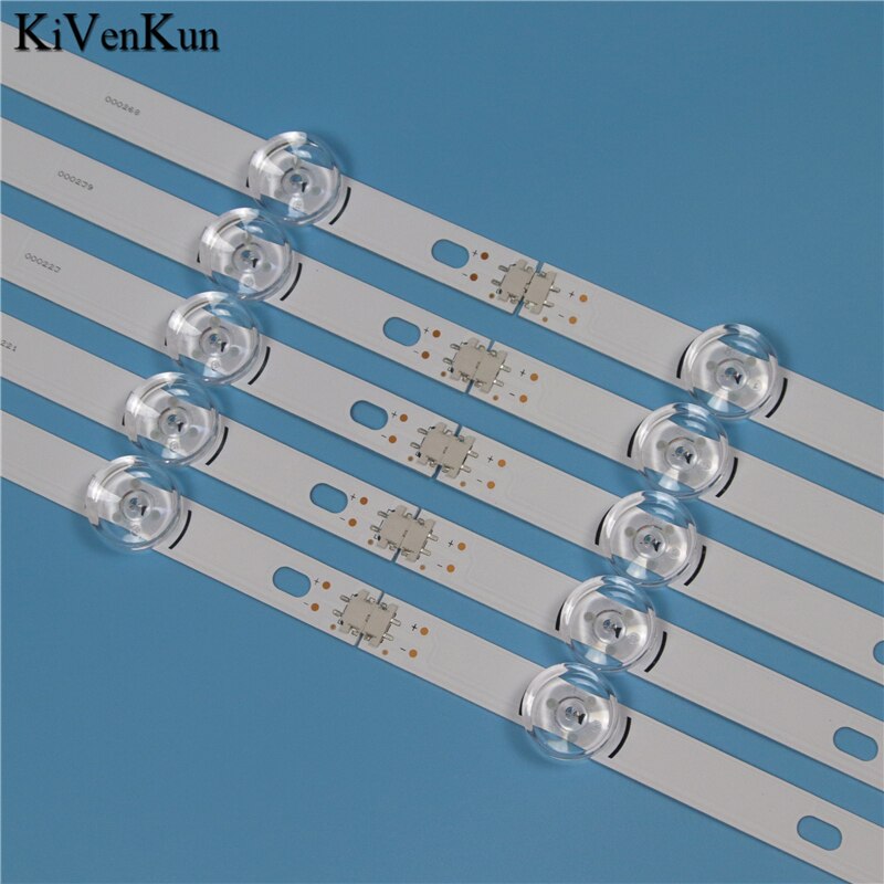 LED TV rétro-éclairage bande lampe pour LG 49LF5100 49LF5500 49LF5600 49LF5610 49LF5800 INNOTEK DRT 3.0 49 barres HD lentille Kit LED 10 bandes