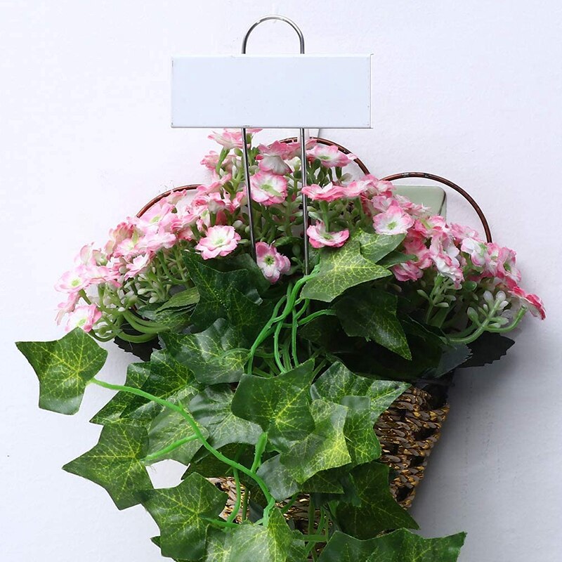 30-- pack metalen plantenlabels , 10.6 inch tuinmarkeringen herbruikbare kwekerijlabels voor groenten, kruiden en bloemenkas