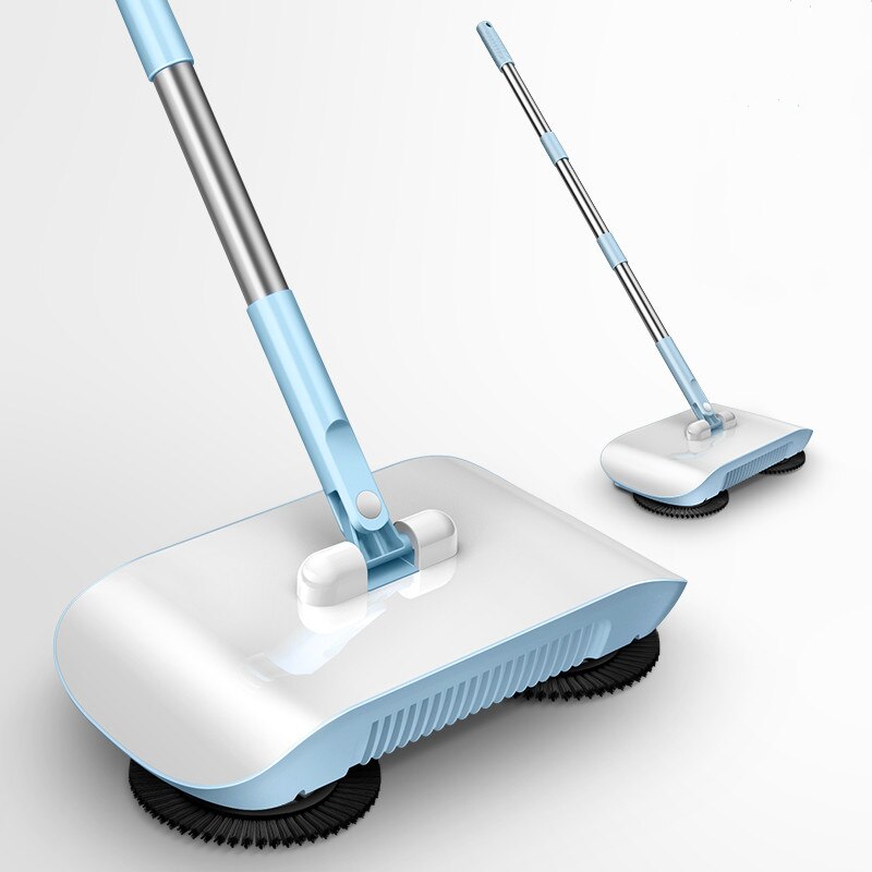 Room Carpet Hand Push Sweeper Mop Vacuum Cleaner Floor Hand Push Sweeper Carpet Tools Aspirador Household Merchandises DF50HPS: Blue