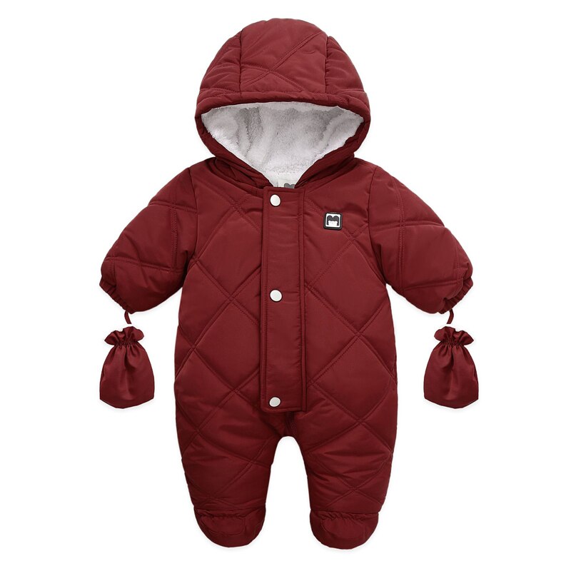 Macacão de inverno para meninas, macacão infantil de veludo novo para crianças meninos e meninas, macacão de neve tz213