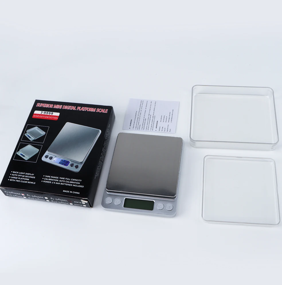 Verkoop Portable Meerdere specificaties van digitale keukenweegschaal precisieweegschalen voedsel- en sieradenweegschaal postweegschaal