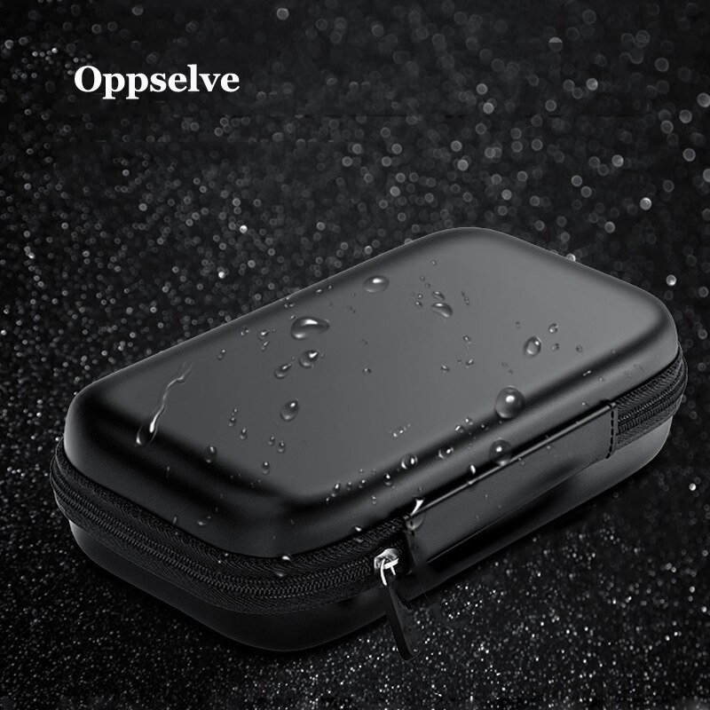 Auricolare Caso Duro Borsa della Cuffia per Airpods Earpods orecchio pad Senza Fili di Bluetooth del Trasduttore Auricolare Accumulatori E Caricabatterie Di Riserva USB CAVO del Caricatore di Caso Nero