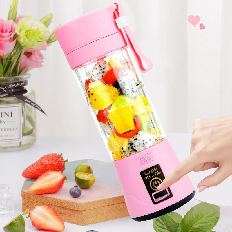 Draagbare Mini Juicer USB Oplaadbare Blender Mixer Sap Machine Smoothie Huishoudelijke Kleine Sapcentrifuge Maken Cup