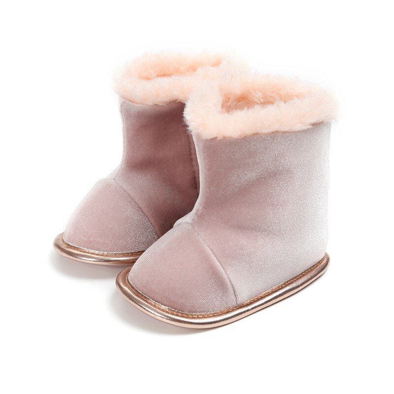 Baby Laarzen Winter Baby Boy Meisjes Laarzen Schoenen Warme Zachte Zolen Baby Peuter Kinderen Meisje Schoeisel: B / 13-18 months