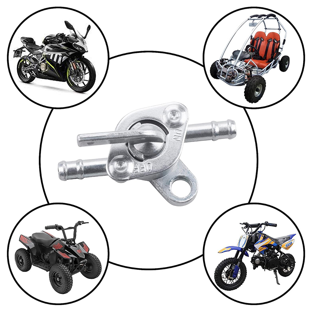 Inline-Filtre à carburant précieux, interrupteur Petcock, robinet de gaz doré, interrupteur de assujetpour RL 50cc, 70 cc, 90 cc, 110 cc, 125 cc, 140 cc, vélo, moto