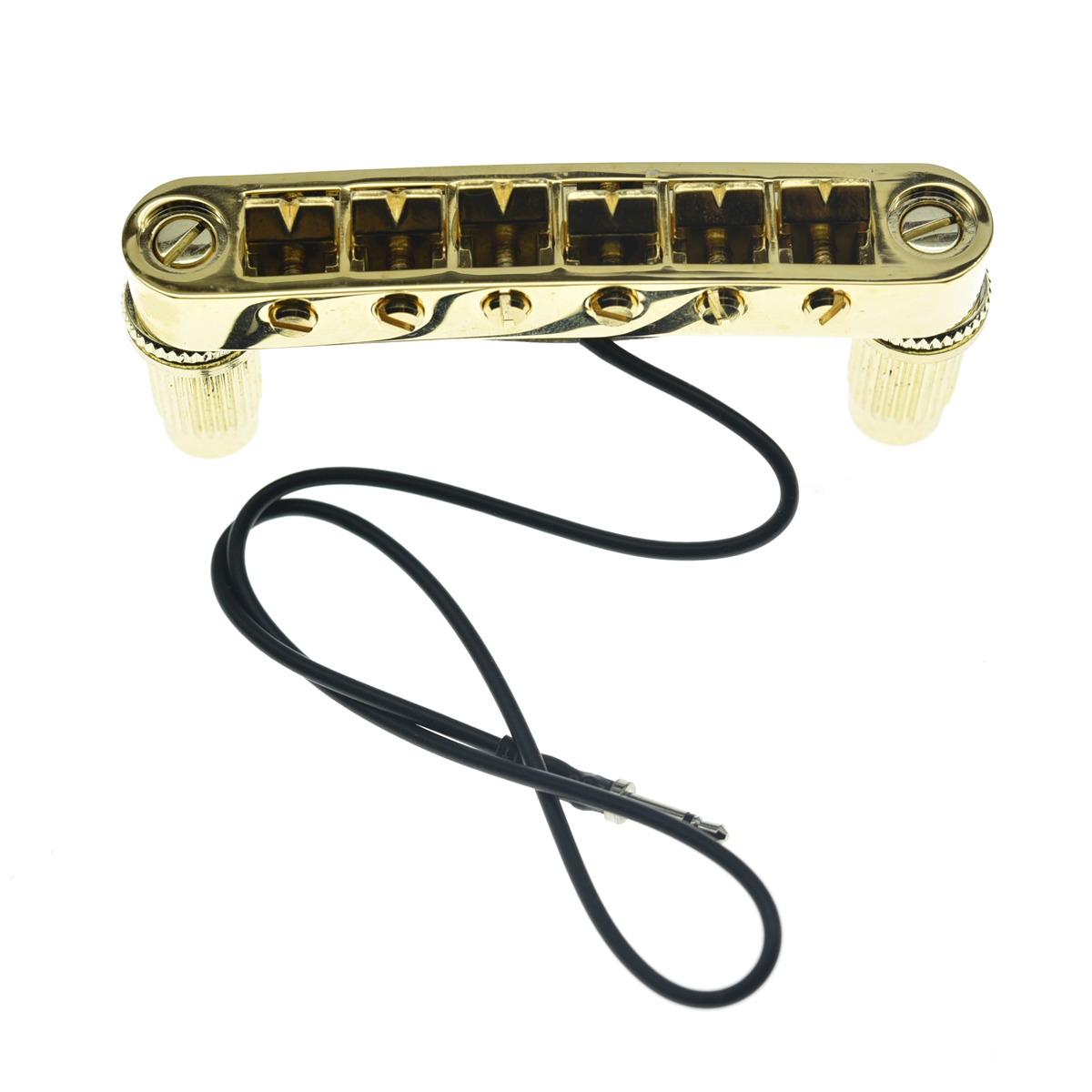 Dopro Gitarre Tune-o-Matic Piezo Bridge Pickup LP Piezo Gitarre Bridge Pickup für Les Paul/SG/ES Chrom/Schwarz/Gold