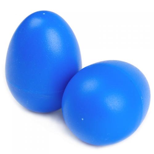 Par de Maracas con forma de huevo en rojo, azul y amarillo, Juguete Musical de Rumba