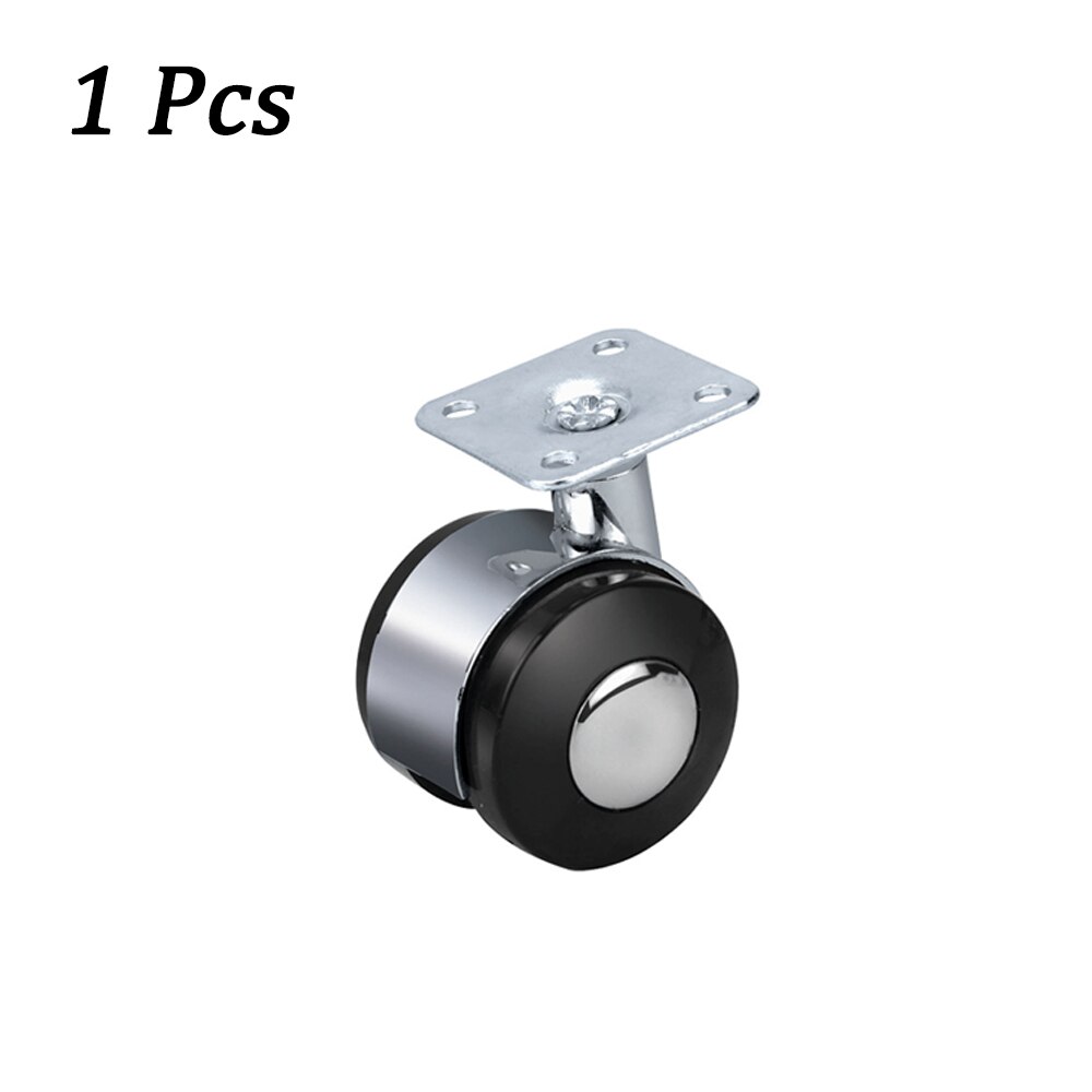 1.5/2 Inch Zinc Alloy Swivel Caster Wheels, Heavy Duty Caster With Top Plate/M8 Rubber Wheels For Office Chair Crib: 2 inch / 1 Pcs no brake  A